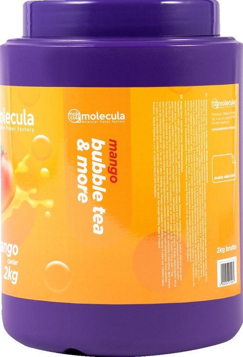 Kulki do Bubble Tea Molekularny Kawior 2 KG MANGO