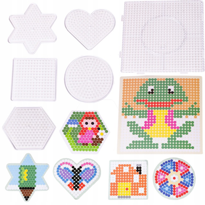 KORALIKI DO PRASOWANIA PRASOWANKA KUFEREK ZESTAW 6000 ELEMENTÓW DLA DZIECI