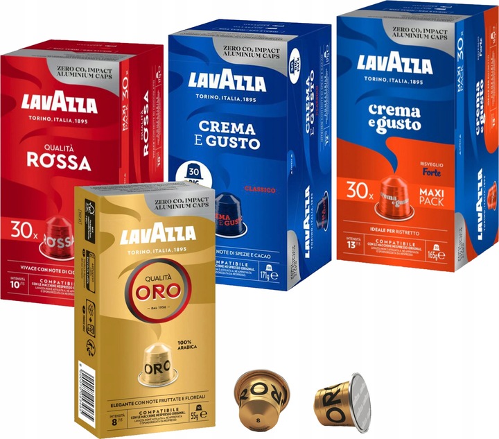 Kapsułki do Nespresso Lavazza Mix 100 sztuk
