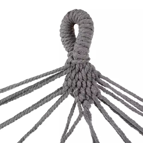 HAMAK MATERIAŁOWY OGRODOWY DREWNIANY Z MATERIAŁU 200X100CM GARDLOV 21079