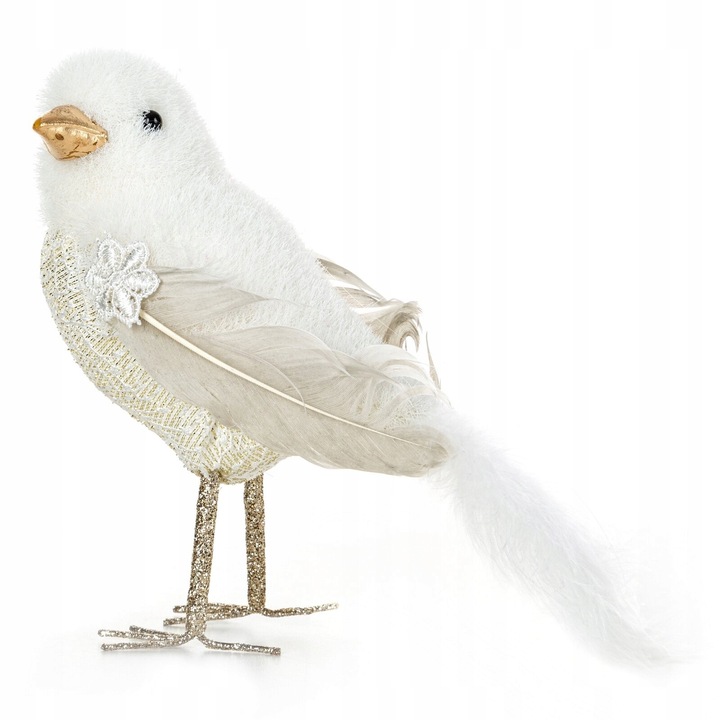 OZDOBA ŚWIĄTECZNA 63 20 X 7 X 15 CM BIAŁA