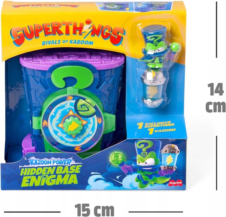 SuperThings Hidden Base Enigma kryjówka KazoomPower baza Super Zings Things
