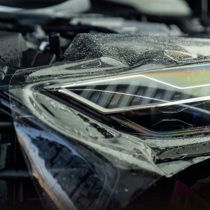 Folia Ochronna PPF Ultrashield Gloss Bezbarwna Do Lamp Zderzaków 50x100cm