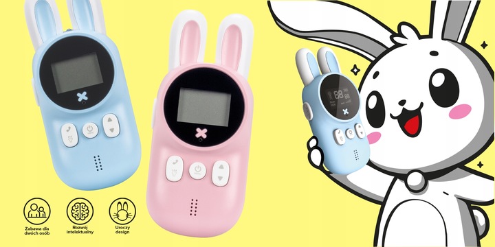 REDLEAF XJ11 2X KRÓTKOFALÓWKI DLA DZIECI WALKIE TALKIE ZESATW DUŻY ZASIĘG