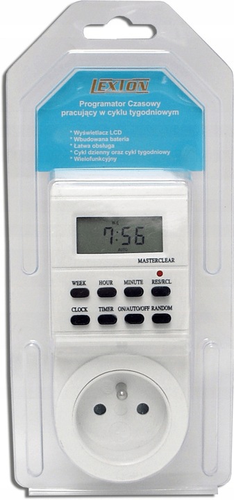 PROGRAMATOR WŁĄCZNIK WYŁĄCZNIK CZASOWY TIMER