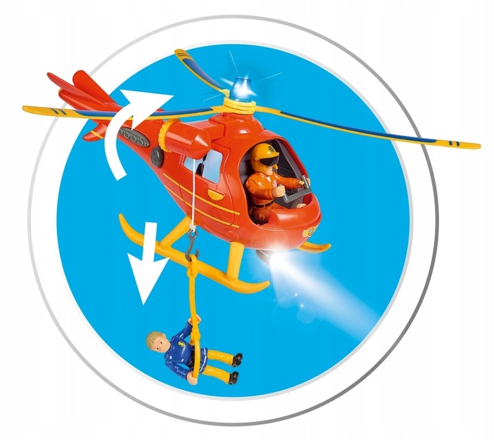 SIMBA Helikopter Strażak Sam Wallby mini