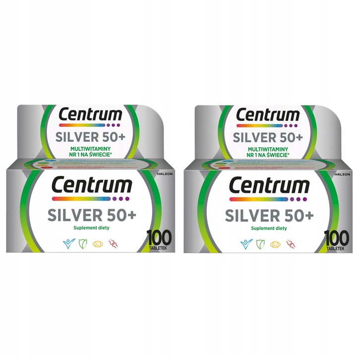 Multiwitamina Centrum Silver 50+ minerały witaminy dla dorosłych 100 tab