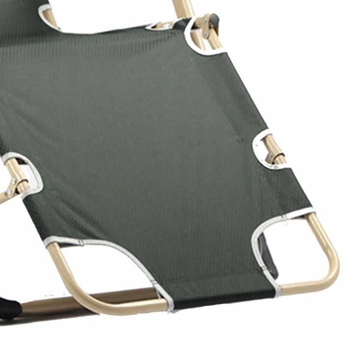 LEŻAK OGRODOWY szary regulowany LEŻAK TARASOWY na balkon ogród