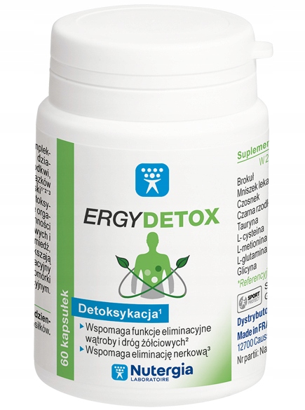 ERGYDETOX 60kaps Nutergia