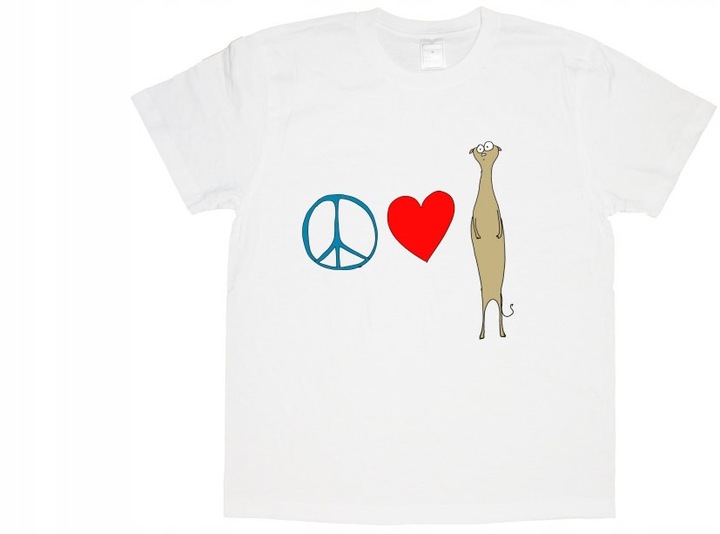 MĘSKA KOSZULKA SURYKATKA SURYKATKI WZORY s1c