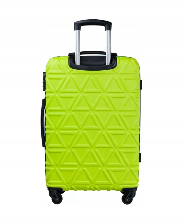 Walizka Średnia Podróżna Na Kółkach Twarda ABS PUCCINI Limonkowa ABS018B 5B