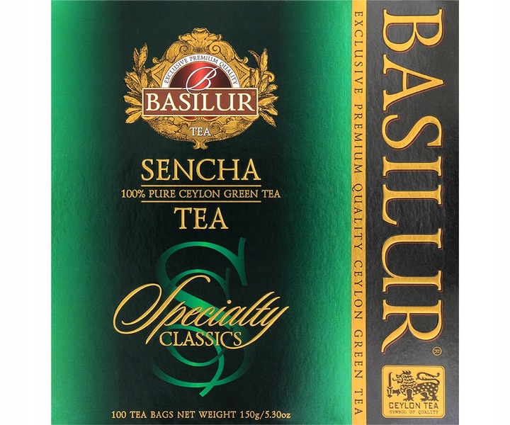 Herbata zielona Basilur Sencha Classics Ceylon - 100 x 1,5 g