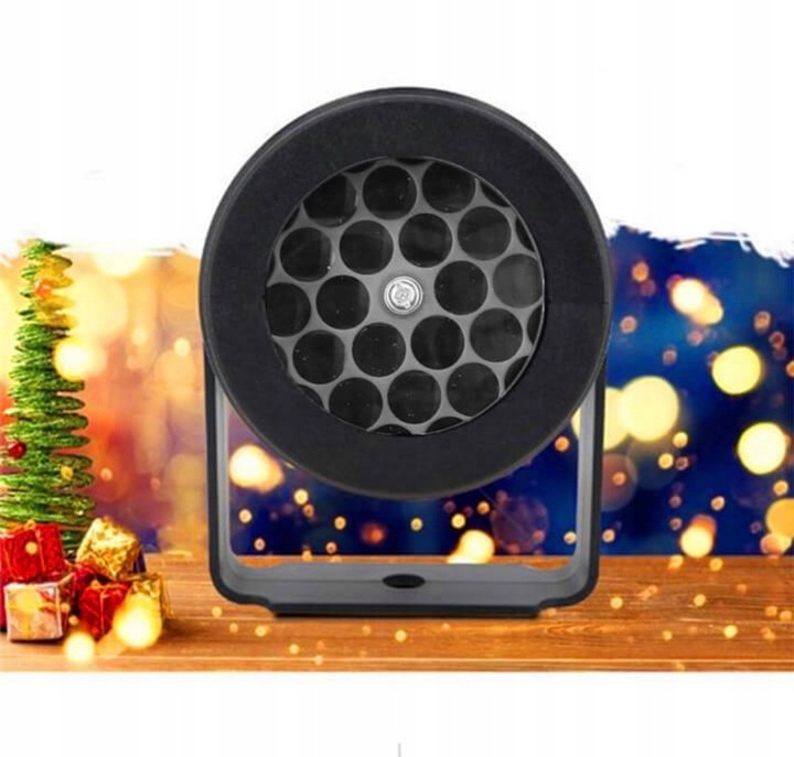 PROJEKTOR RZUTNIK ŚWIĄTECZNY LED KOLOROWY 16 WZORÓW HIT