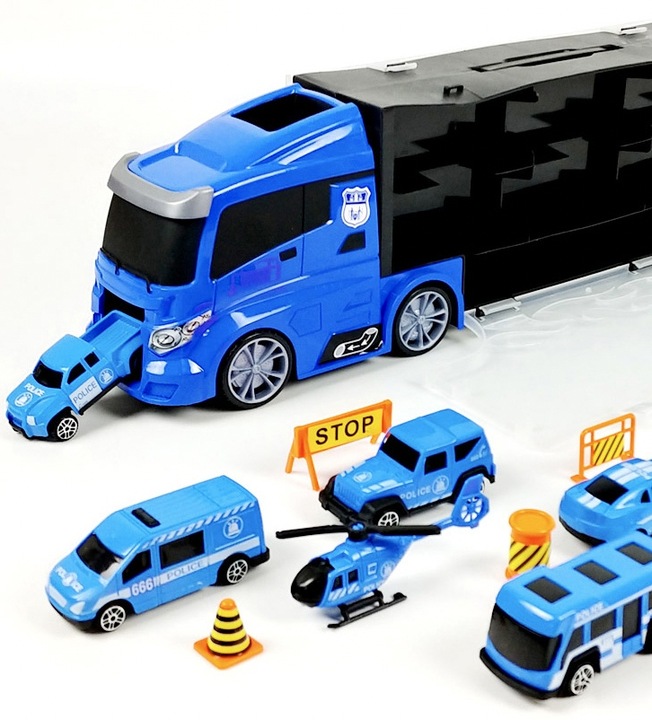 DUŻY TRANSPORTER DLA RESORAKÓW AUTKA POLICYJNE TIR Wyrzutnia Ciężarówka