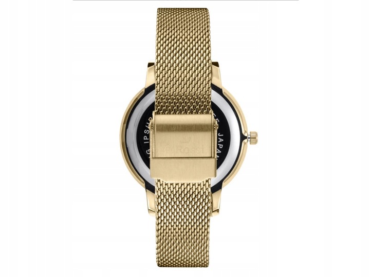 Złoty damski klasyczny zegarek na bransolecie elegancki modny na prezent