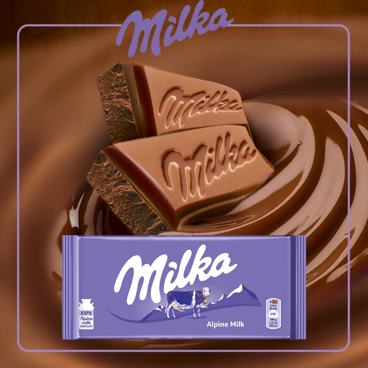MILKA CZEKOLADA ALPINE MILK 8x100G