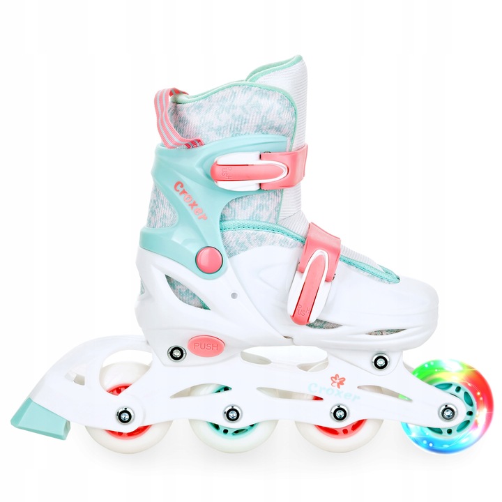 Rolki-Wrotki Regulowane 3w1 Croxer Inez 26-29 LED