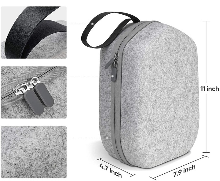 Etui do Meta Oculus Quest 2, wzmacniane, pokrowiec podróżny, case, obudowa