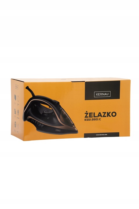 Żelazko parowe Kernau KSSI 2601 C 2600W Wyrzut pary 25-35g/min Anti-Calc