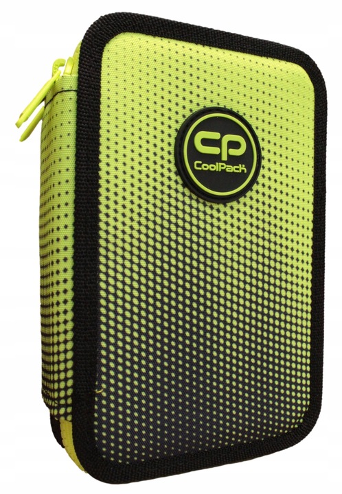 CoolPack Piórnik szkolny trzykomorowy z wyposażeniem Gradient Lemon