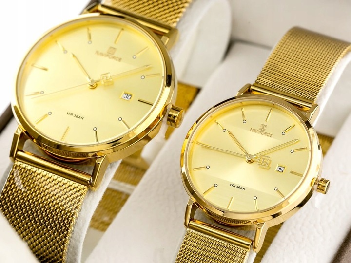 KOMPLET PREZENTOWY 2 ZEGARKI NAVIFORCE - zn113c NA PREZENT DLA PAR