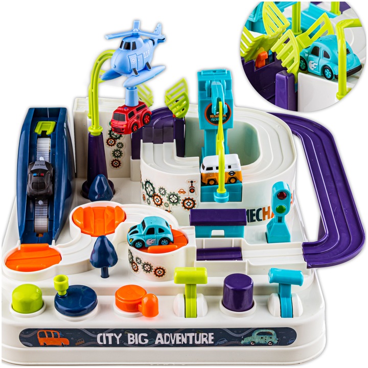 INTERAKTYWNY Tor Przeszkód PARKING SAMOCHODOWY Zabawka Logiczna Autka