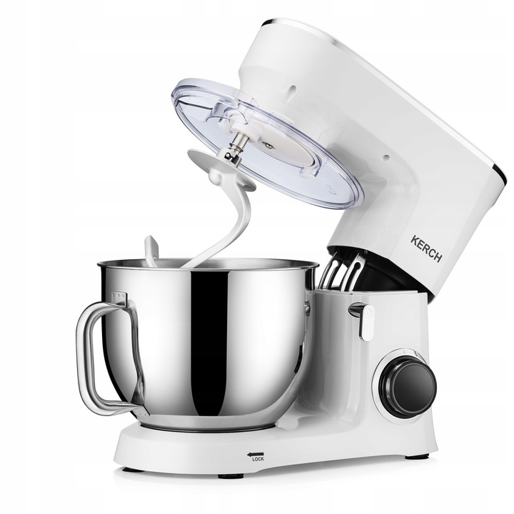 ROBOT KUCHENNY PLANETARNY MIKSER Z MISĄ KERCH BAKER WHITE 7L