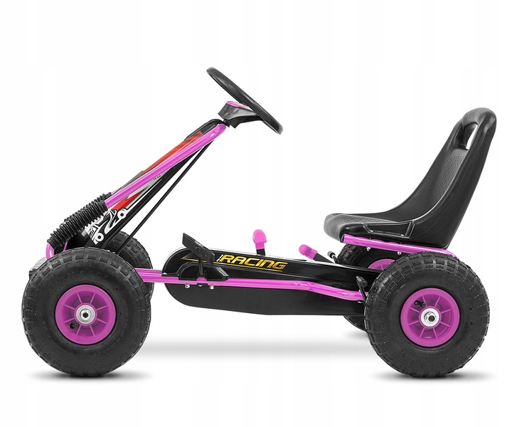 Gokart na pedały Milly Mally Thor Pink