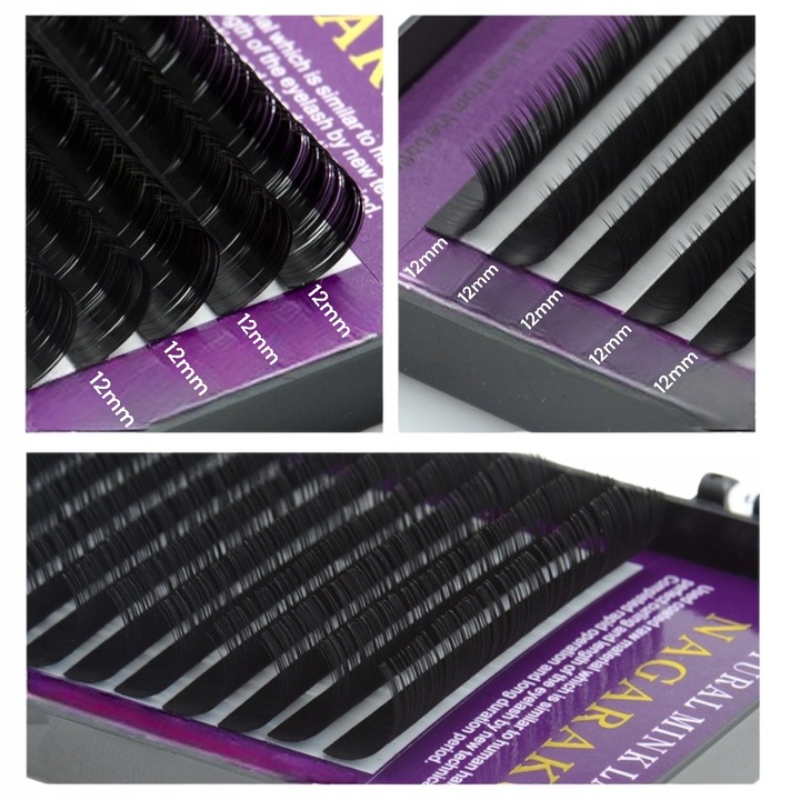 RZĘSY NAGARAKU PREMIUM DŁUGOŚĆ 10MM GRUBOŚĆ 0,5MM