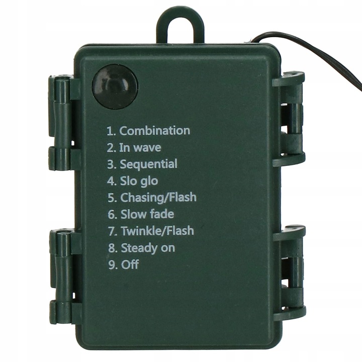 LAMPKI CHOINKOWE 100 LED 10m ZEWNĘTRZNE +TIMER IP44 8 FUNKCJI NA BATERIE