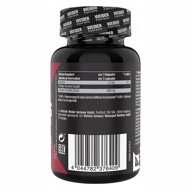 Weider Premium Tribulus Terrestris 90 kaps | Booster Testosteronu