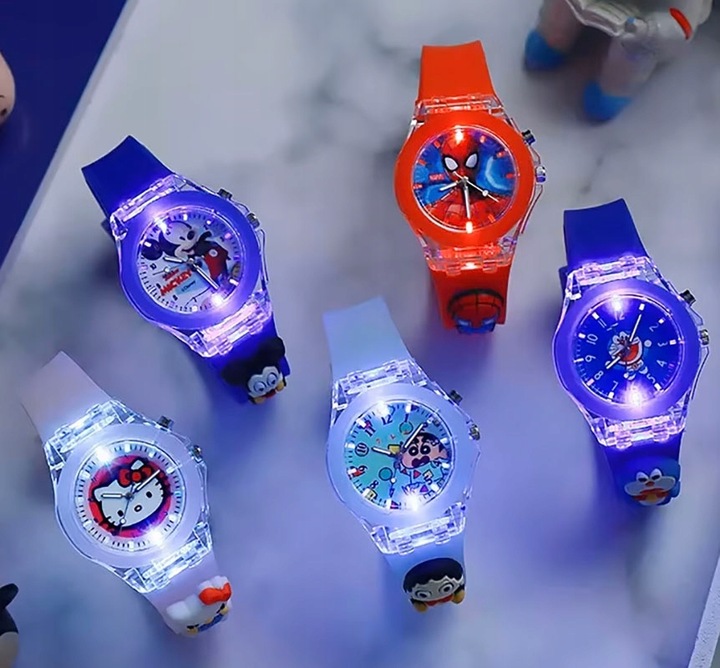 zegarek dziecięcy wskazówkowy LED dla dzieci POKEMONY świecący PIKACHU