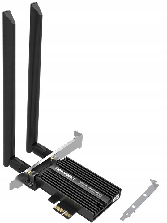 AX3000 WiFi6 WPA3 CF-AX200 PRO BLUETOOTH 5.2 ANTENY GIGABIT na INTEL AX200