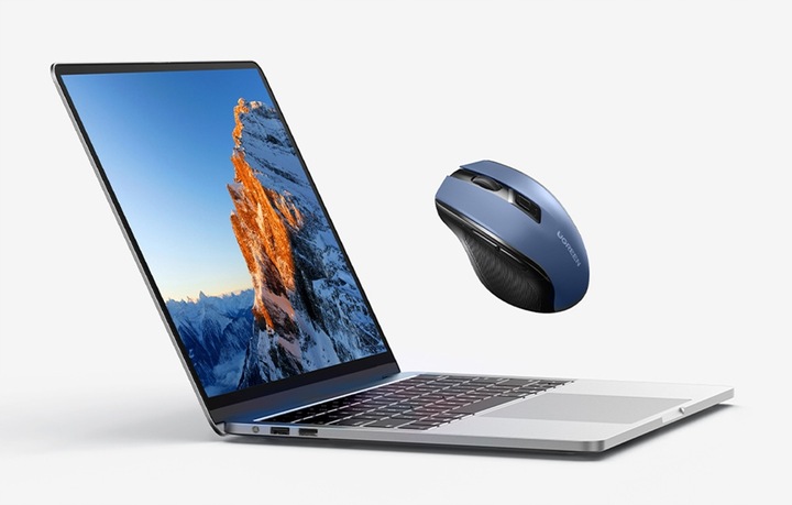 UGREEN ZESTAW BEZPRZEWODOWA MYSZKA KOMPUTEROWA 2.4GHZ Z BATERIE AA