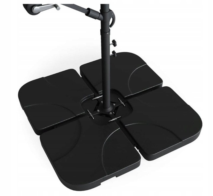 Obciążniki podstawa do parasola pawilonu 4szt wypełnienie woda piasek