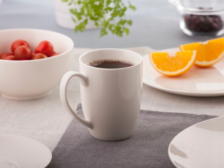 Kubki z uchem do kawy herbaty zestaw kubków 6 szt Altom Design Bella 320 ml