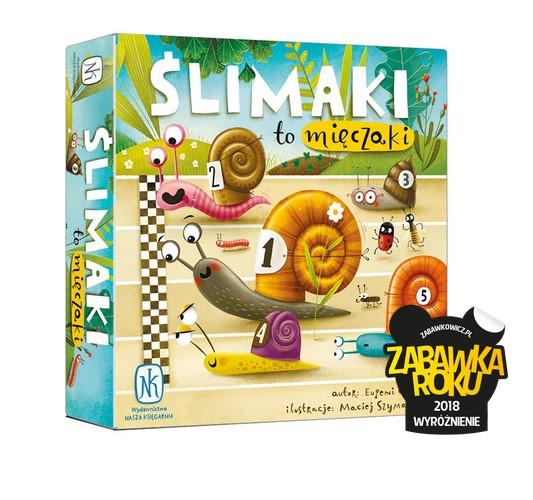 Gra planszowa NASZA KSIĘGARNIA Ślimaki to mięczaki