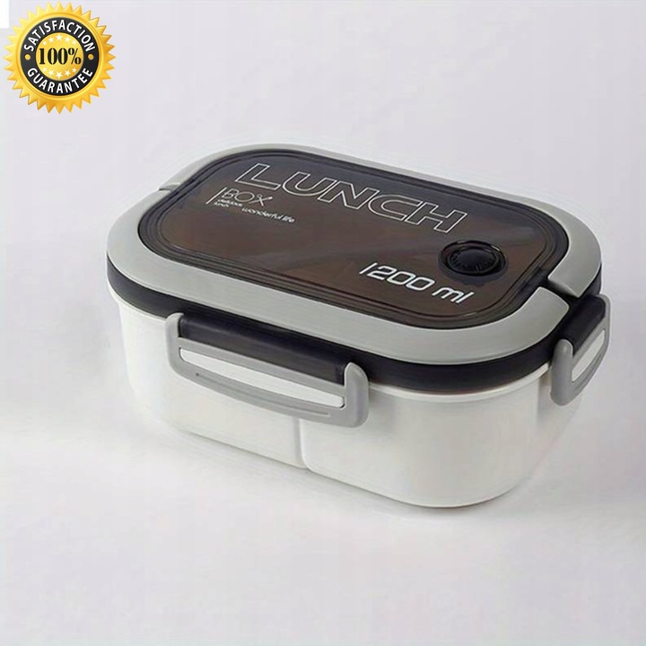 LUNCHBOX LUNCH BOX ŚNIADANIÓWKA POJEMNIK PUDEŁKO BOX Z PRZEGRÓDKAMI 1200ML