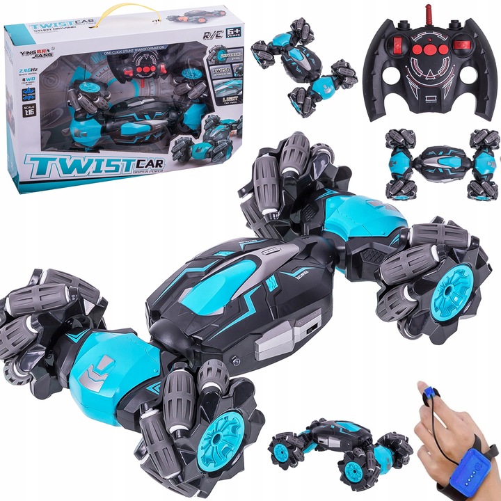 SAMOCHÓD ZDALNIE STEROWANY AUTO TWISTER RĘKĄ GESTAMI NA AKUMULATOR NA PILOT