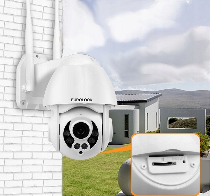 Kamera Wifi Zewnętrzna SMART 3MPx Obrotowa POLSKA APLIKACJA Śledzenie Ruchu