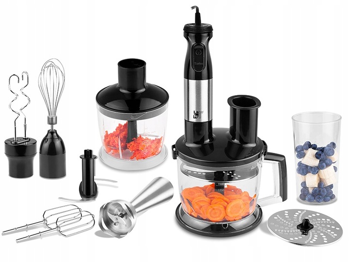 BLENDER RĘCZNY WIELOFUNKCYJNY MALAKSER 2 TARCZE