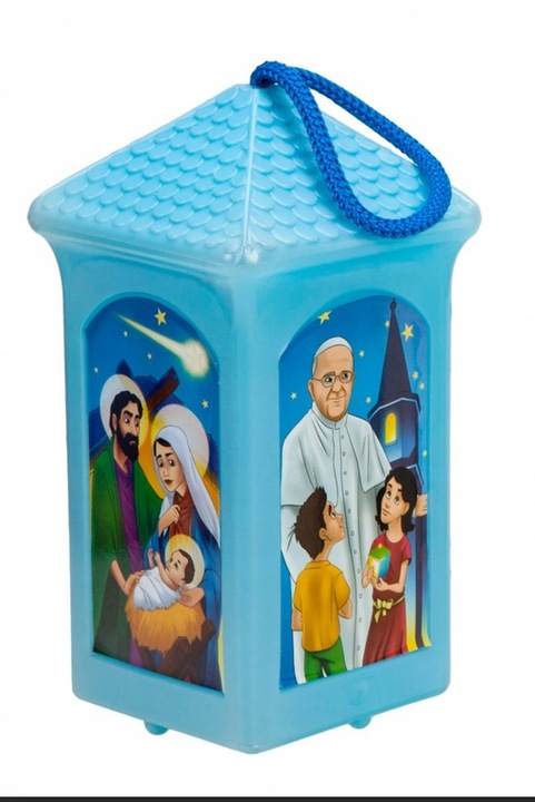 LAMPION RORATNI PLASTIKOWY NA RORATY JAKOŚĆ LED MIGAJĄCY