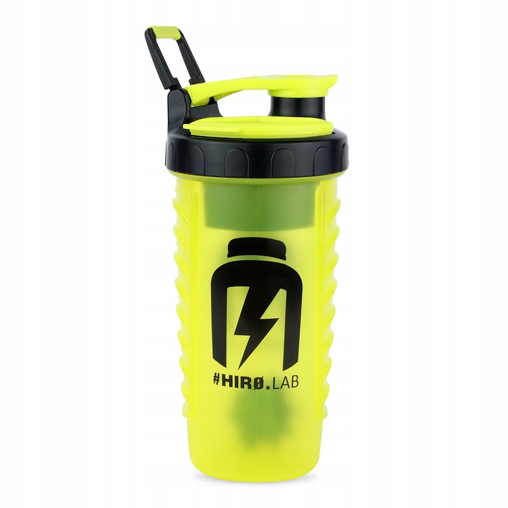 SZEJKER shaker SZCZELNY na siłownię białek 770 ml WBUDOWANY POJEMNIK hiro