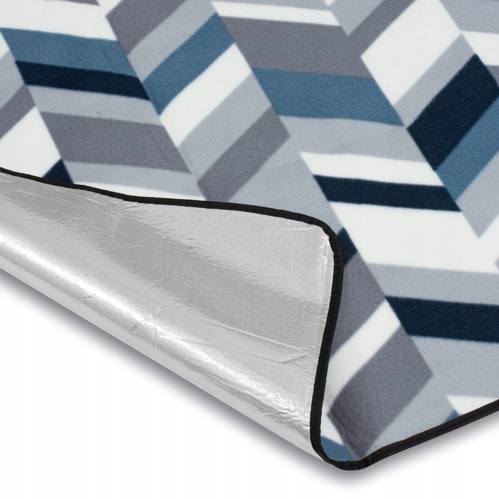 KOC PLAŻOWY Piknikowy z IZOLACJĄ Mata Polarowy DUŻY Tadar 200 x 200 cm