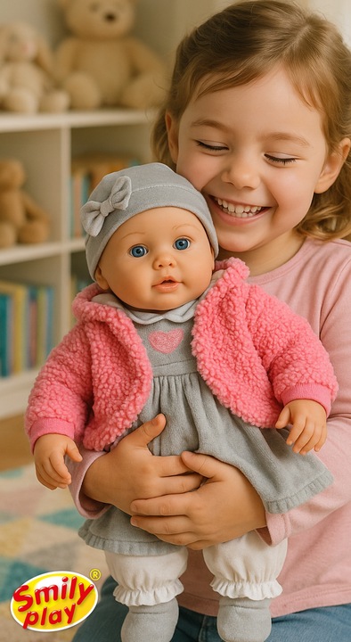 Lalka bobas mówi śpiewa uczy 2 języki interaktywna córeczka 32cm 2L+