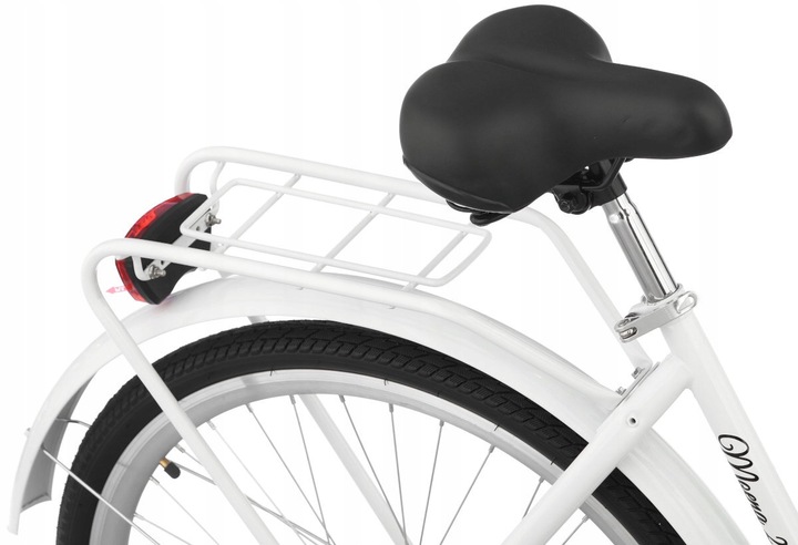 Rower miejski INDIANA Moena 26 cali damski Biały