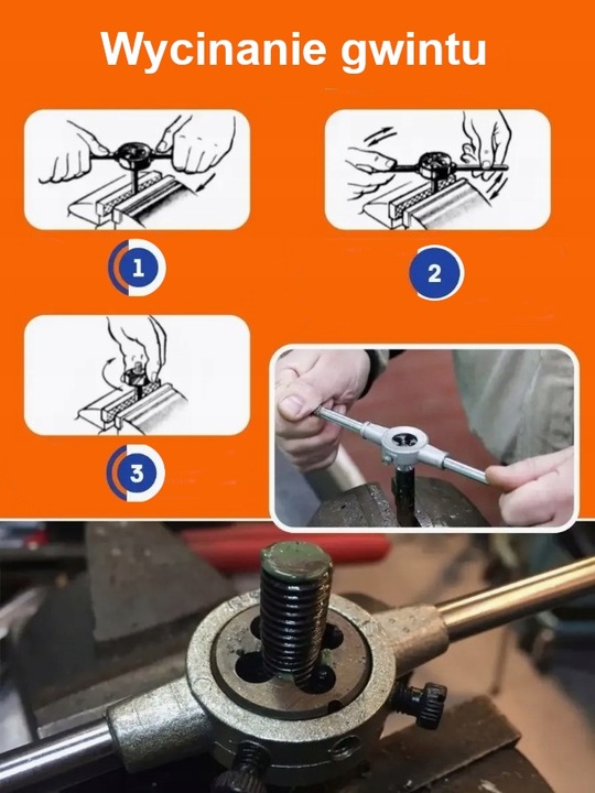 ZESTAW GWINTOWNIKÓW I NARZYNEK CALOWYCH 24EL. JBC