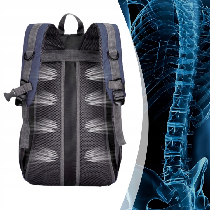 PLECAK TURYSTYCZNY BIWAKOWY NA WYCIECZKĘ W GÓRY WYGODNY 40L BIWAK SURVIVAL