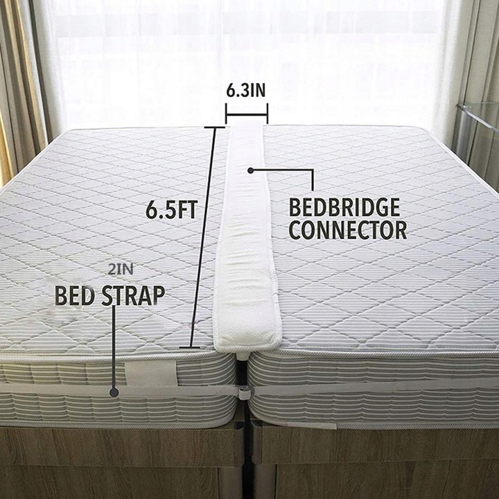 Zestaw do konwersji łóżka z łóżka podwójnego na łóżko typu king-size