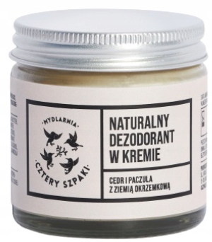 CZTERY SZPAKI Naturalny dezodorant w kremie CEDR I PACZULA 60 ml